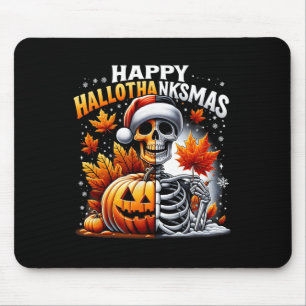 Oude Halloween Prettig Kerstmis Gelukkig Hallothan Muismat