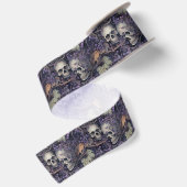 Oude Halloween-schedel Lint (Achterkant)