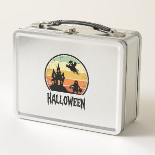 Oude Halloween Spoken Huis Zonsondergang Shirt Ont