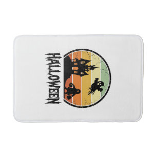 Oude Halloween Spoken Huis Zonsondergang Shirt Ont Badmat