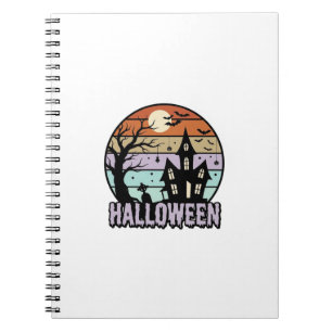 Oude Halloween Spokenhuis Shirt Ontwerp_1 Notitieboek