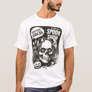 Oude Halloween-spookshow T-shirt
