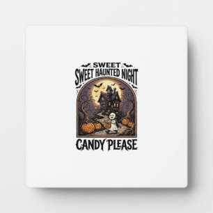 Oude Halloween T-shirt Candy Night Spoken Huis_ Fotoplaat