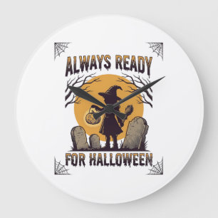 Oude Halloween-trui voor fans van spookseizoen_1 Grote Klok