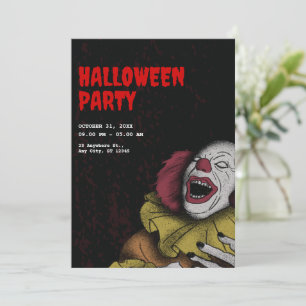 Oude Halloween-uitnodigingen, Halloween-feest Kaart
