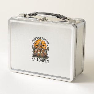 Oude Halloween Vogelverschrikker Pompoen Heks T-sh