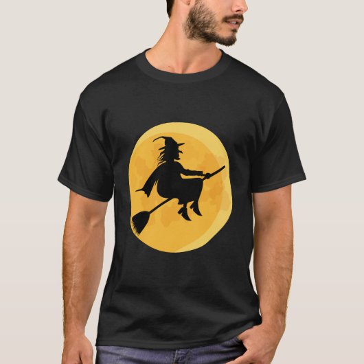 Oude Halloween Witch T-shirt (Voorkant)