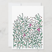 Oude handgetekende bloemen (Achterkant)