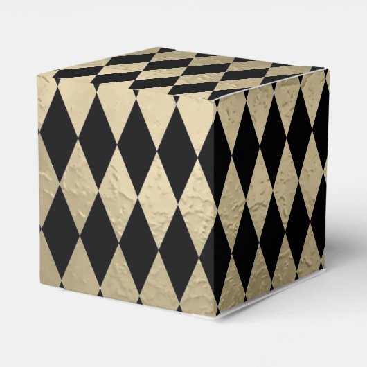 Oude Harlekijn Koningin Bee Dank je Bedankdoosjes (Achterkant)