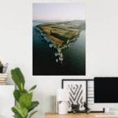 OUDE HARRY ROCKS, PURBECK, ENGLAND POSTER (Thuiskantoor)