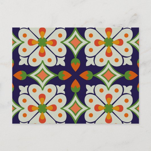 Oude hartentegels briefkaart (Voorkant)