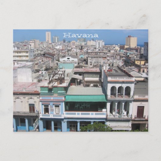 oude havana briefkaart (Voorkant)