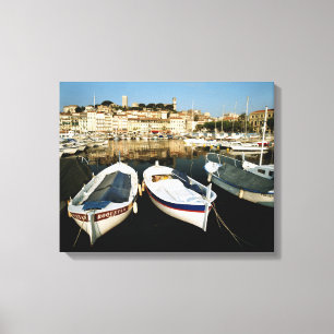 Oude haven canvas afdruk