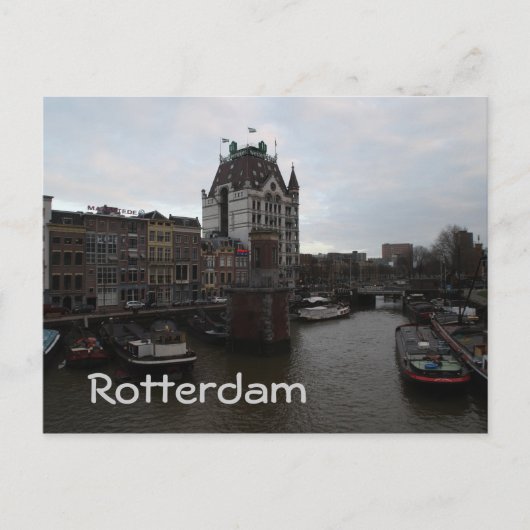 Oude haven, Rotterdam Briefkaart (Voorkant)
