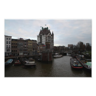 Oude haven, Rotterdam Foto Afdruk