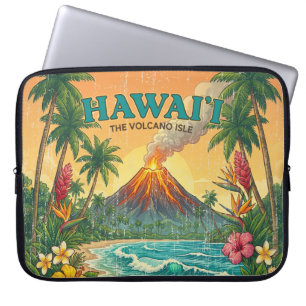 Oude Hawaïaanse Reisposters - Hawaï Wetsuit Laptop Sleeve
