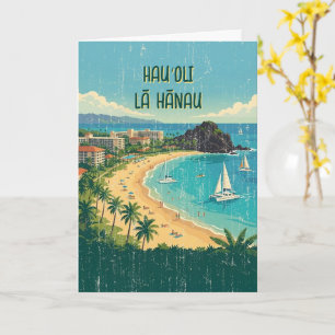 Oude Hawaïaanse Reisposters - Maui Kaart