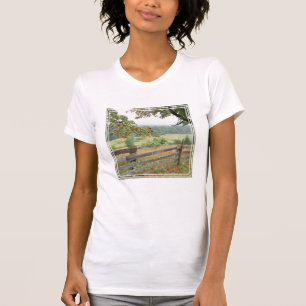 Oude hek op een Boerderij T-shirt