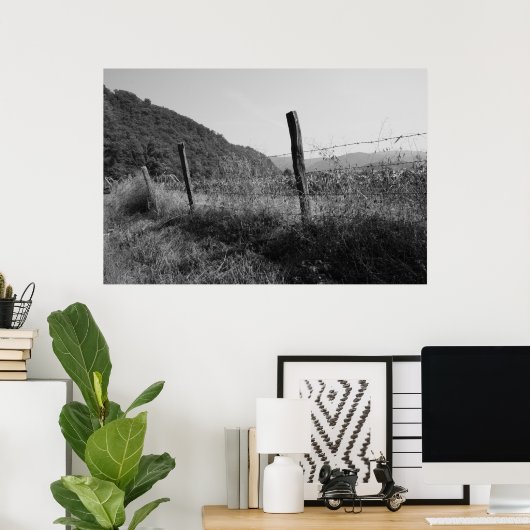 Oude hek poster (Thuiskantoor)