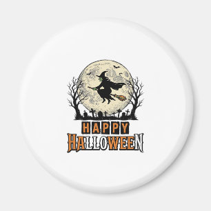 Oude heks Fijne Halloween Vectorontwerp_1 Magneet