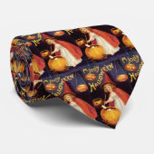 Oude heks Jolly Halloween van Ellen Clapsaddle Stropdas (Opgerold)