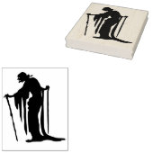 Oude hekserijstempel 	rubberstempel (Gestempeld)