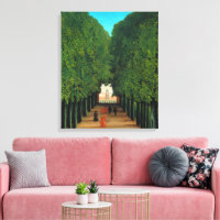 Oude Henri Rousseau Parijs Groene Bomen Park Kunst