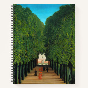 Oude Henri Rousseau Parijs Groene Bomen Park Kunst Notitieboek