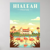 Oude Hialeah Florida Poster (Voorkant)