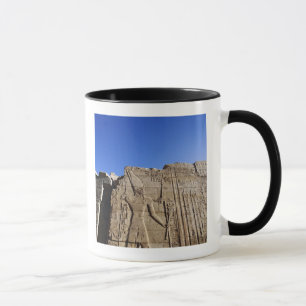 Oude hiërogliefen op muur, Tempel van Karnak, Mok
