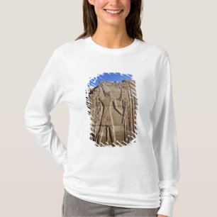 Oude hiërogliefen op muur, Tempel van Karnak, T-shirt