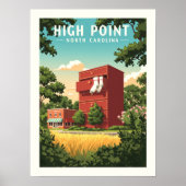 Oude High Point North Carolina Poster (Voorkant)