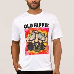 OUDE HIPPIE BIRTHDAY-MANNEN T-SHIRTS