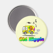 Oude Hippie Bus Magneet (Voorkant / Achterkant)