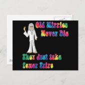 Oude Hippies Briefkaart (Voorkant / Achterkant)
