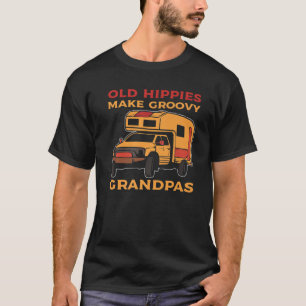 Oude Hippies Make Groovy Grandpas Hippie Ld Hippie T-shirt