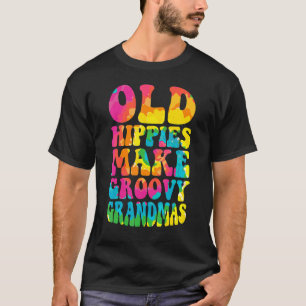 Oude Hippies maken Groovy Grandmas Grootmoeder het T-shirt