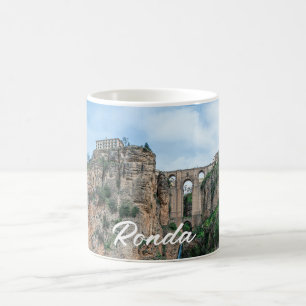 Oude historische brug in Ronda, Spanje Koffiemok