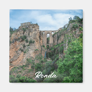 Oude historische brug in Ronda, Spanje Magneet