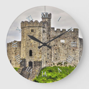 Oude historische sites, Castle Ruins of Britain Grote Klok