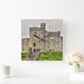 Oude historische sites, Castle Ruins of Britain Vierkante Klok (Huis)