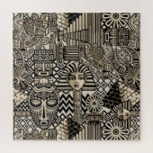 Oude Historische Symbolen Tattoo stijl Legpuzzel (Verticaal)