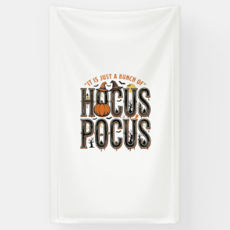 Oude Hocus Pocus Halloween Pompoen T-shirt Ontwerp Spandoek