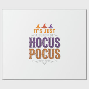 Oude Hocus Pocus Halloween Typografie Ontwerp_1 Cadeaupapier