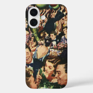 Oude Hollywood-thema feestelijke party met ballonn iPhone 16 Hoesje
