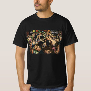 Oude Hollywood-thema feestelijke party met ballonn T-shirt