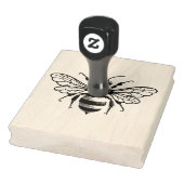 Oude hommel honingbij 	rubberstempel (Stempel)
