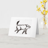 Oude Hond Kaart (Gele Bloem)