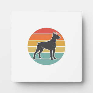Oude honden zonsondergang silhouet vector ontwerp_ fotoplaat