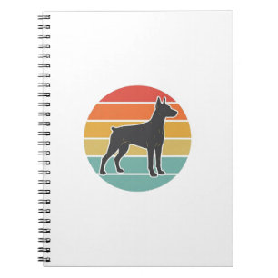Oude honden zonsondergang Silhouet Vector ontwerp_ Notitieboek